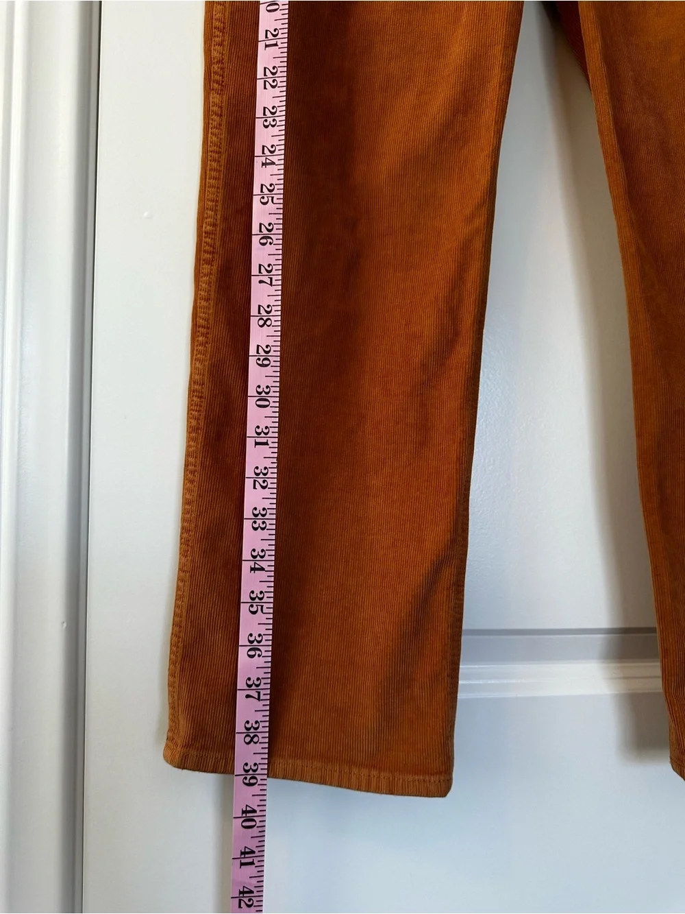 J.Crew Burnt Orange Straight Leg Corduroy Pants Fall Autumn Women's